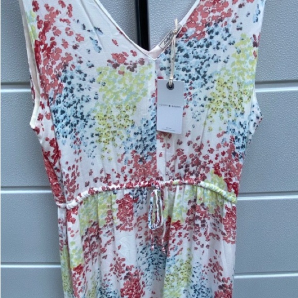 Maxi Lucky Brand dress with drawstring waist and pockets